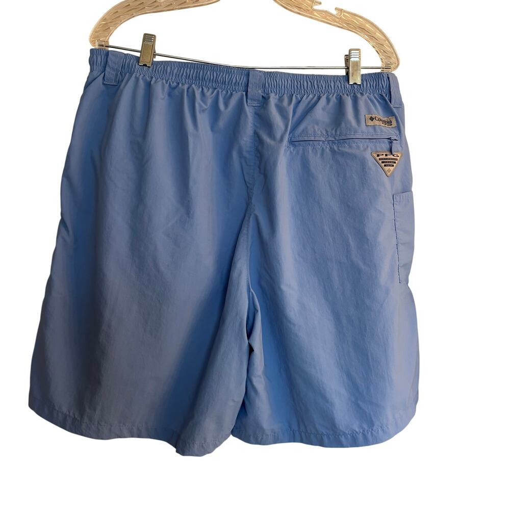 Columbia PFG Omni Shade Fishing Shorts Blue Swim Shorts Swimming Trunks Mens XL